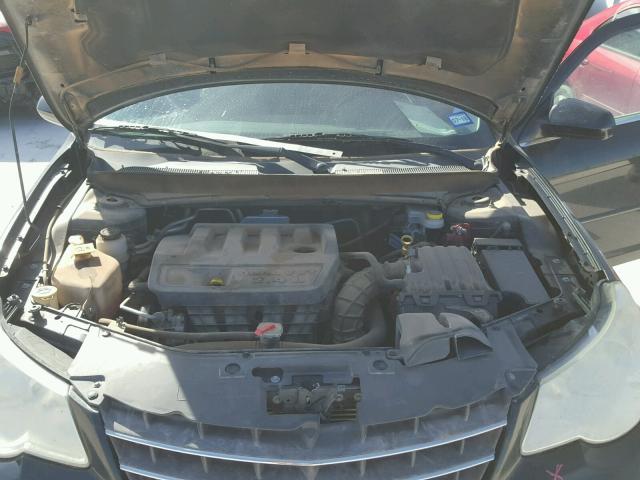 1C3LC46K57N530437 - 2007 CHRYSLER SEBRING BLACK photo 7