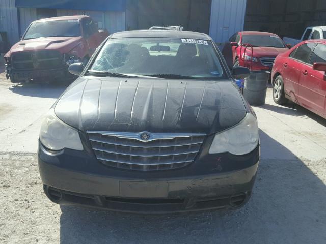 1C3LC46K57N530437 - 2007 CHRYSLER SEBRING BLACK photo 9