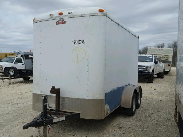 5NHUBL220DY065608 - 2013 CARGO TRAILER WHITE photo 2