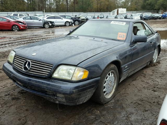 WDBFA76F9TF131620 - 1996 MERCEDES-BENZ SL 600 BLACK photo 2