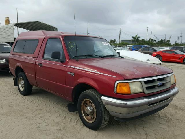 1FTCR10A0SUB20992 - 1995 FORD RANGER RED photo 1