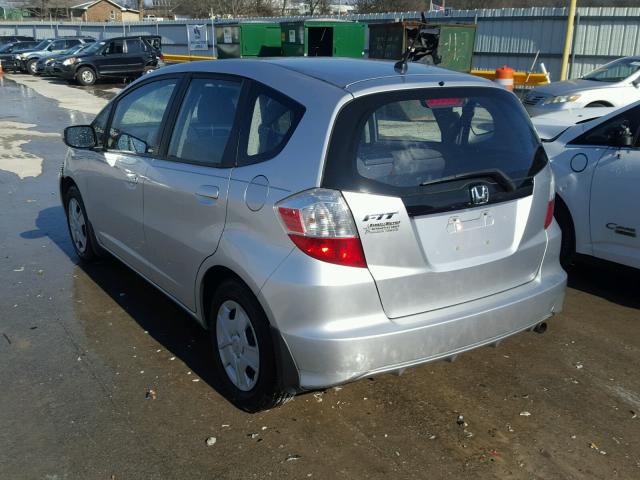 JHMGE8H36DC031091 - 2013 HONDA FIT SILVER photo 3