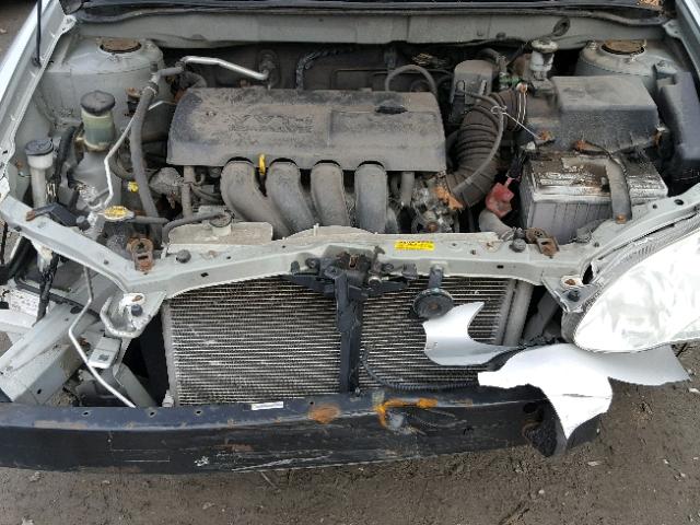 2T1BR32E74C303295 - 2004 TOYOTA COROLLA CE SILVER photo 7