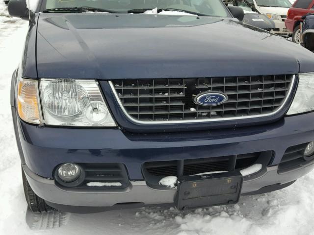 1FMZU73K72UD19940 - 2002 FORD EXPLORER X BLUE photo 9