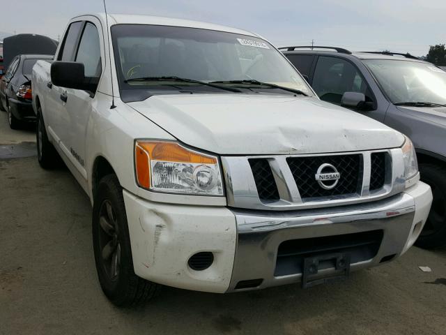 1N6AA0EK0CN305224 - 2012 NISSAN TITAN S WHITE photo 1