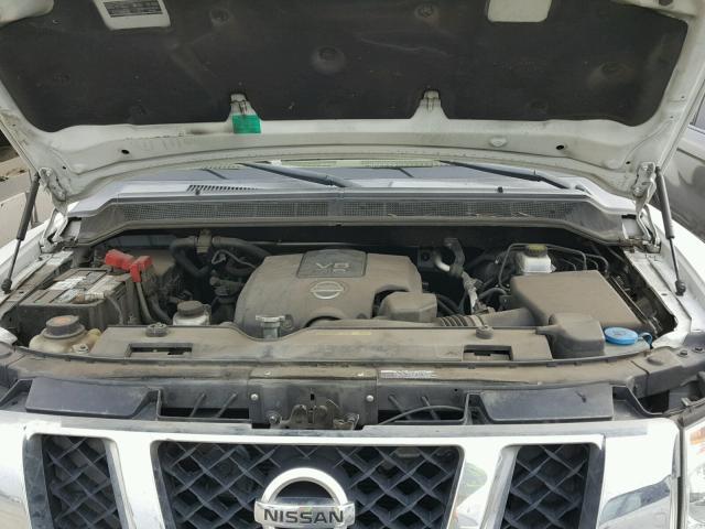 1N6AA0EK0CN305224 - 2012 NISSAN TITAN S WHITE photo 7