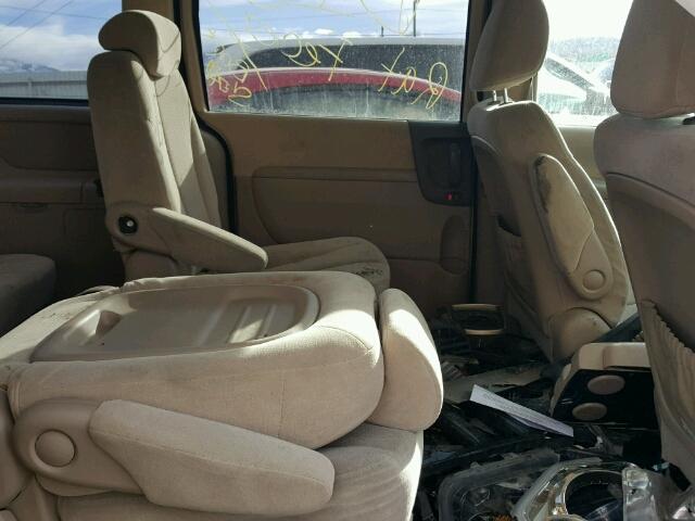 KNDMB233986212448 - 2008 KIA SEDONA EX GOLD photo 6