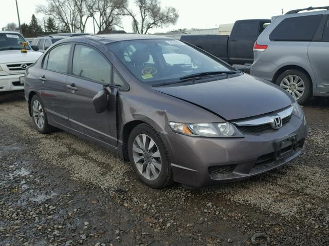 2HGFA1F81AH525450 - 2010 HONDA CIVIC EX TAN photo 1