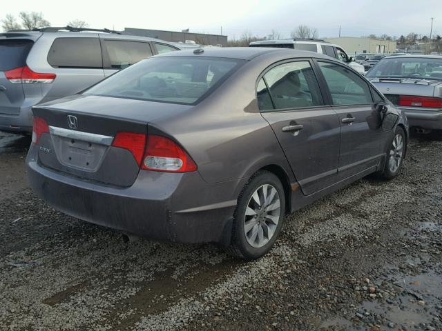 2HGFA1F81AH525450 - 2010 HONDA CIVIC EX 棕色 照片 4