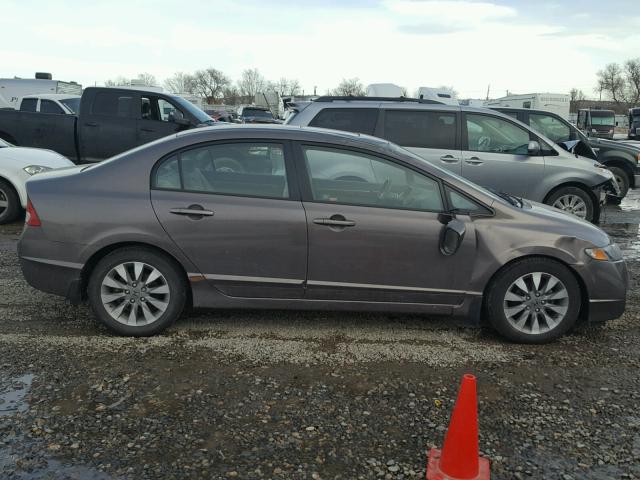 2HGFA1F81AH525450 - 2010 HONDA CIVIC EX TAN photo 9