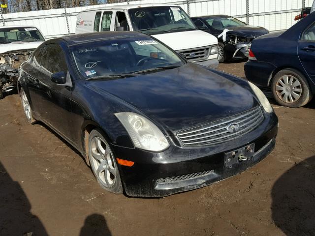 JNKCV54E66M702857 - 2006 INFINITI G35 BLACK photo 1