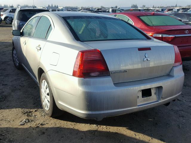 4A3AB36FX7E081871 - 2007 MITSUBISHI GALANT ES SILVER photo 3