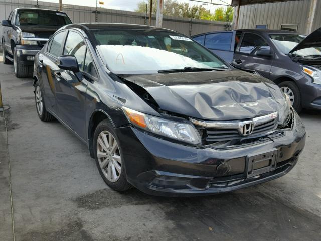 19XFB2F82CE058720 - 2012 HONDA CIVIC EX შავი ფოტო 1