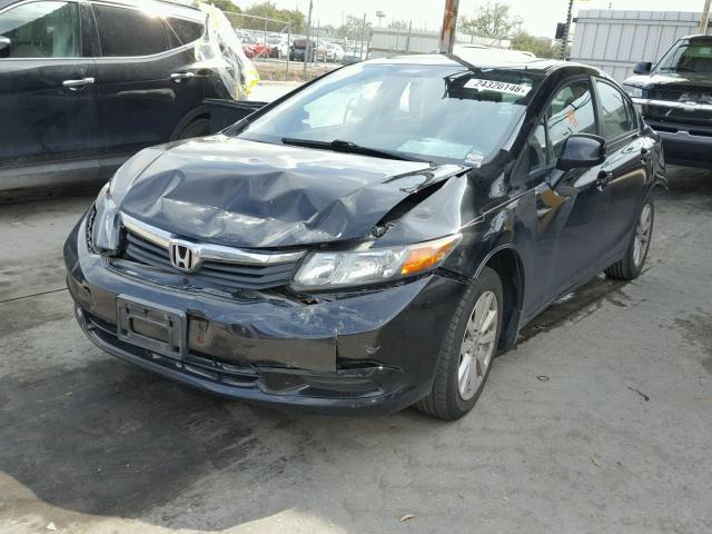19XFB2F82CE058720 - 2012 HONDA CIVIC EX შავი ფოტო 2
