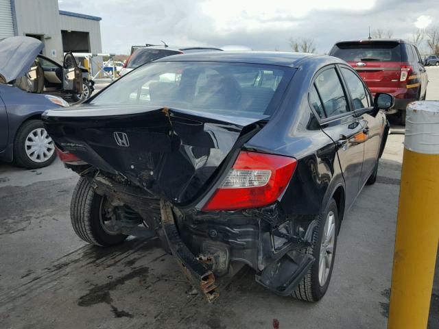 19XFB2F82CE058720 - 2012 HONDA CIVIC EX შავი ფოტო 4