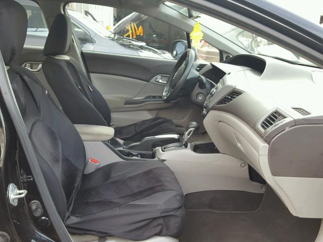19XFB2F82CE058720 - 2012 HONDA CIVIC EX შავი ფოტო 5