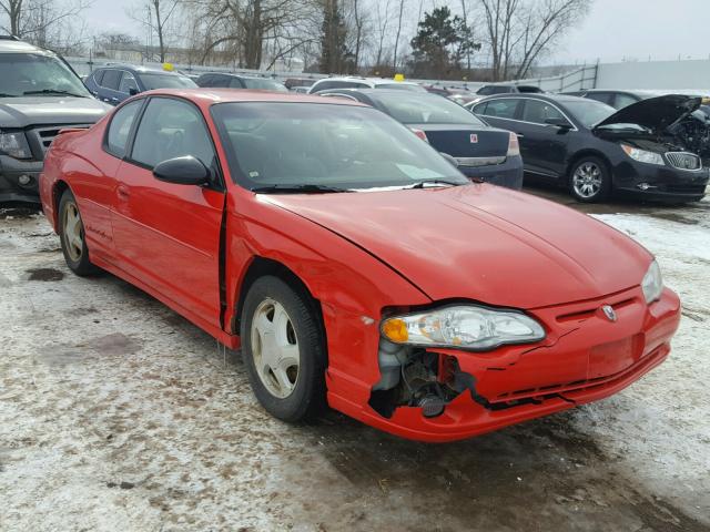 2G1WX12KXY9202431 - 2000 CHEVROLET MONTE CARL RED photo 1