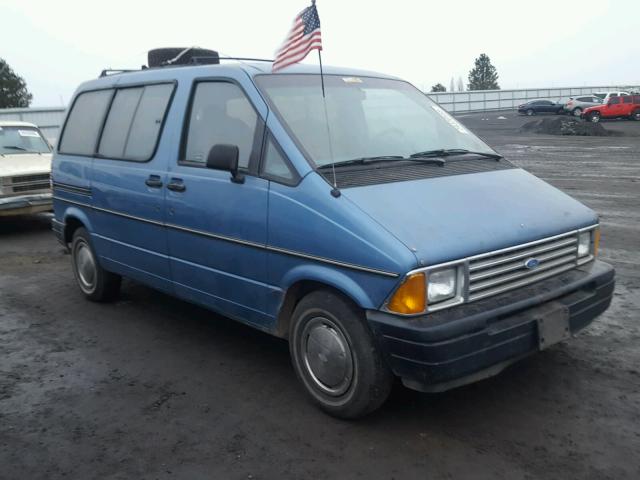 1FMCA11U2JZB04693 - 1988 FORD AEROSTAR BLUE photo 1