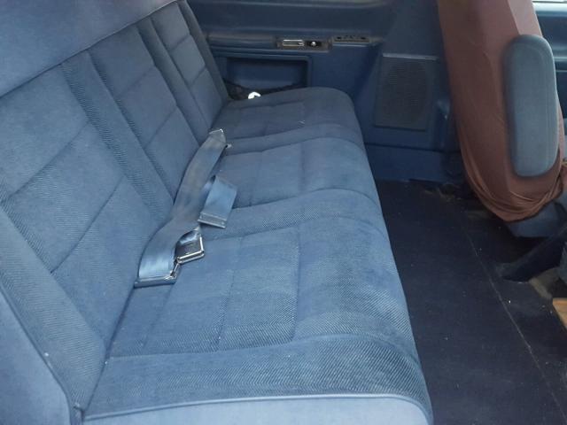 1FMCA11U2JZB04693 - 1988 FORD AEROSTAR BLUE photo 6