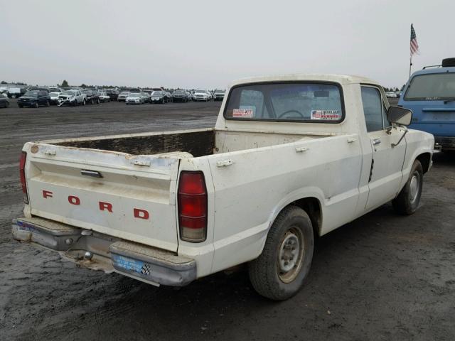 JC2UA1215B0537565 - 1981 FORD COURIER WHITE photo 4