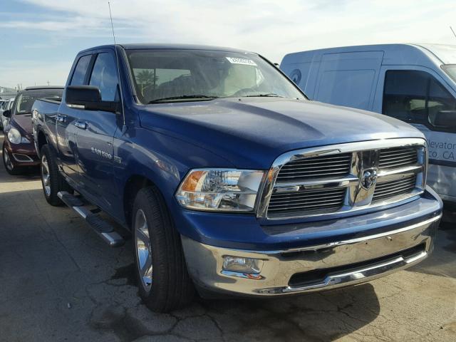 1D7RB1GT5BS560584 - 2011 DODGE RAM 1500 BLUE photo 1