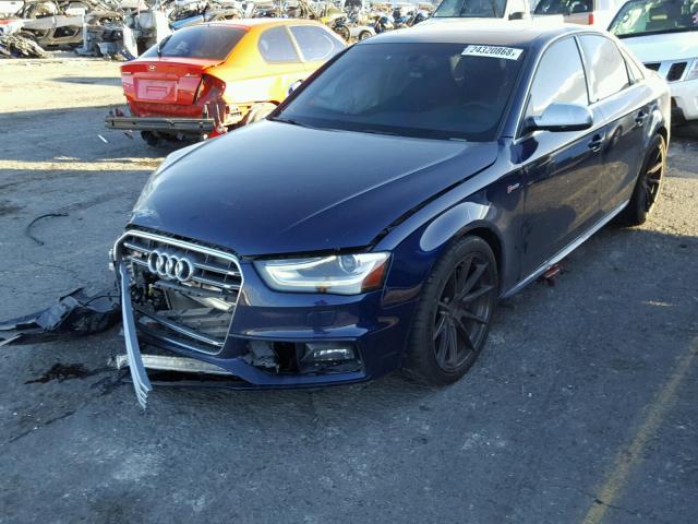 WAUBGAFL6EA077322 - 2014 AUDI S4 PREMIUM BLUE photo 2