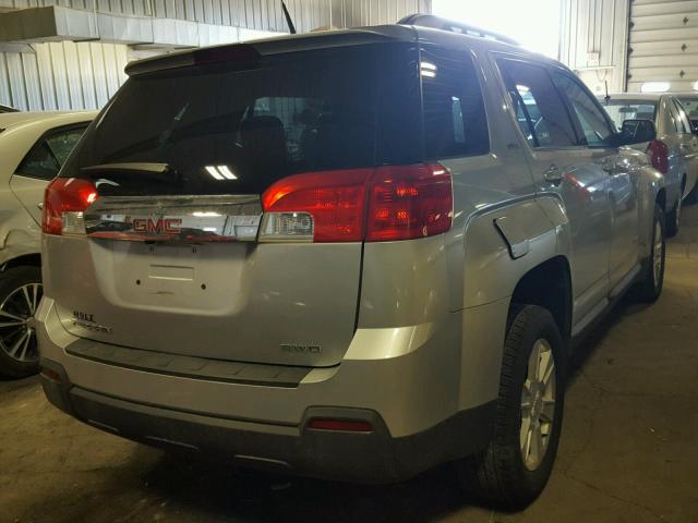 2GKFLTEK5C6356960 - 2012 GMC TERRAIN SL SILVER photo 4