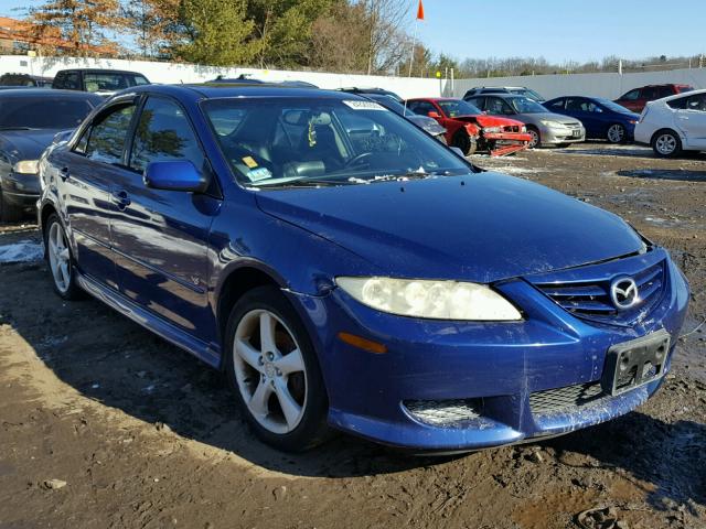 1YVFP80D045N74916 - 2004 MAZDA 6 S BLUE photo 1