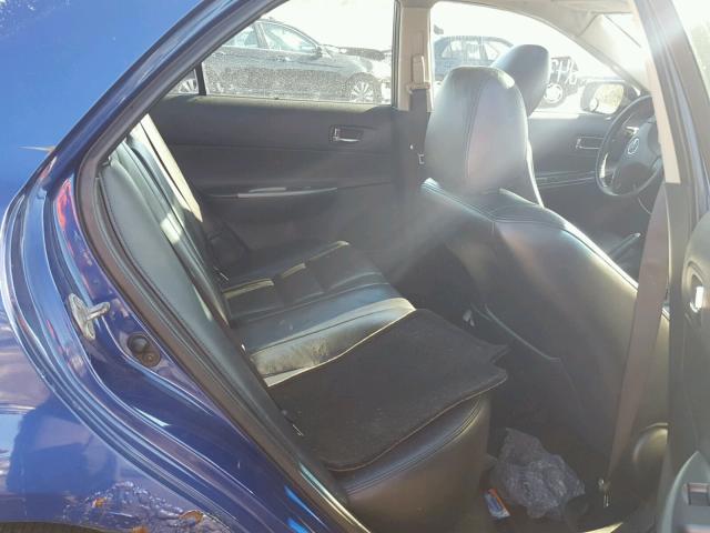 1YVFP80D045N74916 - 2004 MAZDA 6 S BLUE photo 6