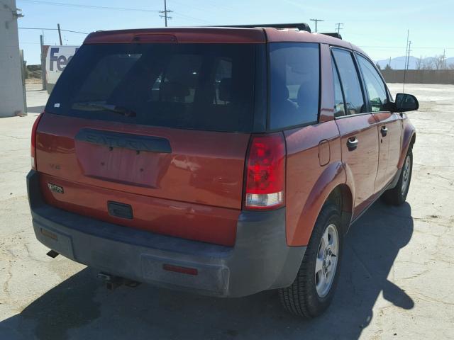 5GZCZ23D53S833278 - 2003 SATURN VUE ORANGE photo 4