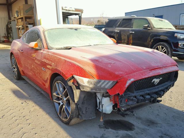 1FA6P8CF8G5206089 - 2016 FORD MUSTANG GT RED photo 1