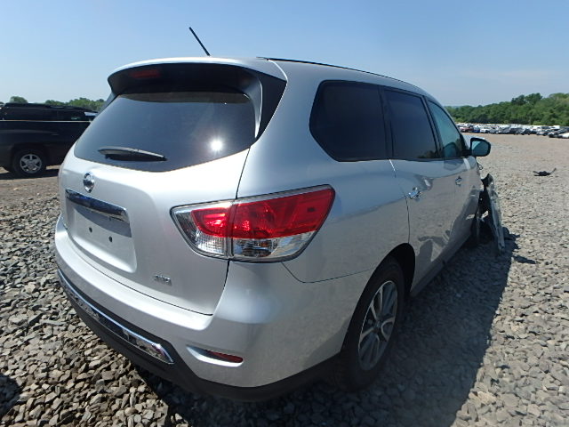 5N1AR2MM1EC713137 - 2014 NISSAN PATHFINDER SILVER photo 4