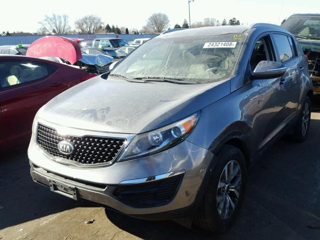 KNDPBCAC5F7720204 - 2015 KIA SPORTAGE L GRAY photo 2