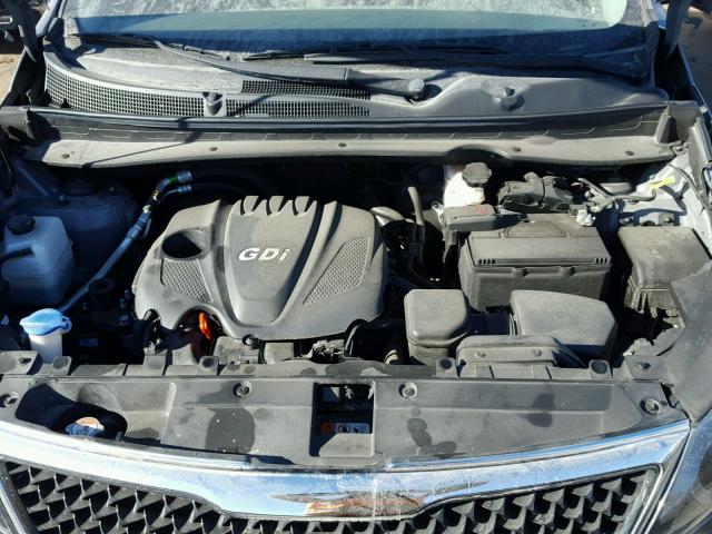 KNDPBCAC5F7720204 - 2015 KIA SPORTAGE L GRAY photo 7