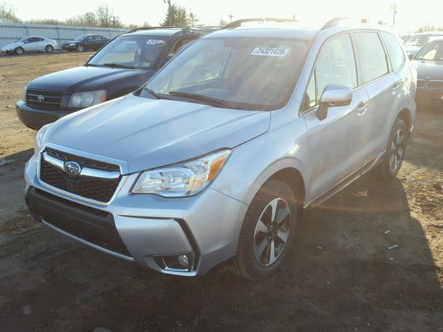 JF2SJAJC9HH506025 - 2017 SUBARU FORESTER 2 SILVER photo 2