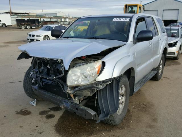 JTEBU14R68K024844 - 2008 TOYOTA 4RUNNER SR SILVER photo 2