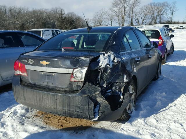 1G1PC5SBXE7123426 - 2014 CHEVROLET CRUZE LT BLACK photo 4