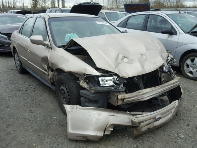 1HGCG56422A043561 - 2002 HONDA ACCORD LX BEIGE photo 1