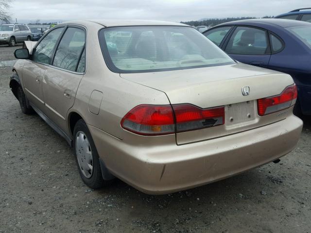 1HGCG56422A043561 - 2002 HONDA ACCORD LX BEIGE photo 3