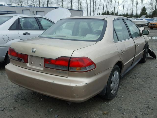 1HGCG56422A043561 - 2002 HONDA ACCORD LX BEIGE photo 4