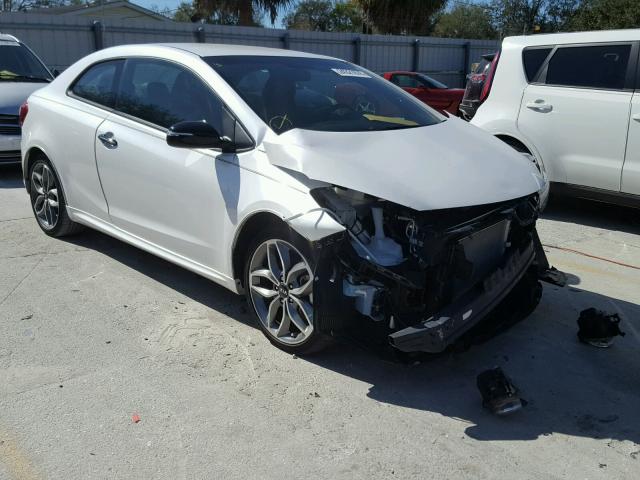 KNAFZ6A33G5583461 - 2016 KIA FORTE SX WHITE photo 1