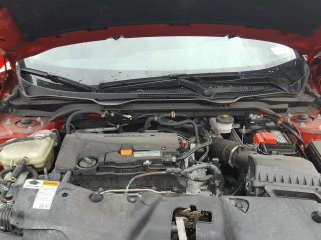 2HGFC2F52HH520290 - 2017 HONDA CIVIC LX RED photo 7