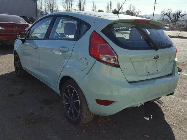 3FADP4EJ2HM147649 - 2017 FORD FIESTA SE BLUE photo 3