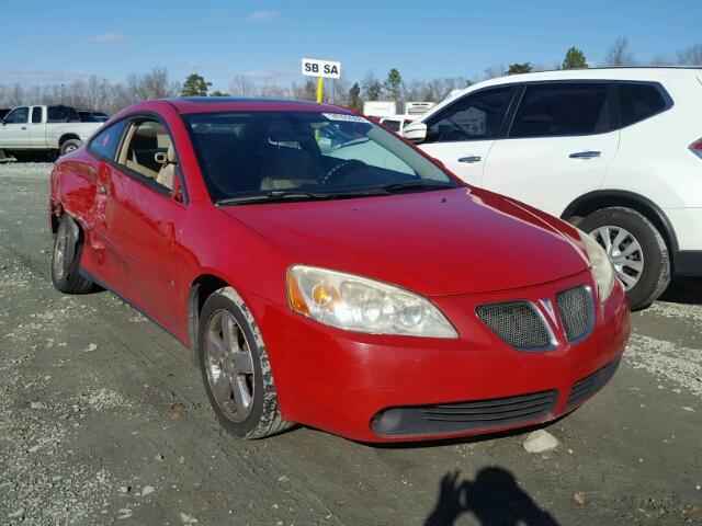 1G2ZH158864136676 - 2006 PONTIAC G6 GT RED photo 1