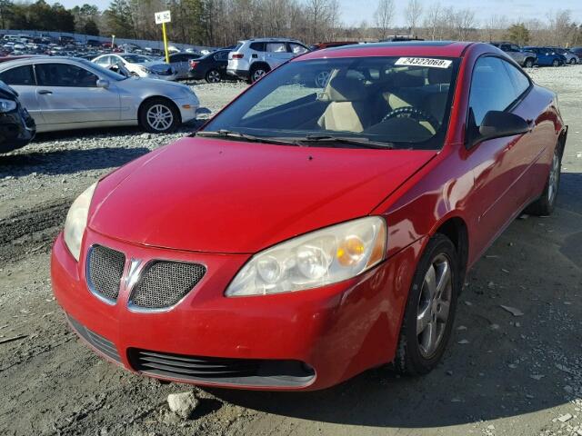 1G2ZH158864136676 - 2006 PONTIAC G6 GT RED photo 2