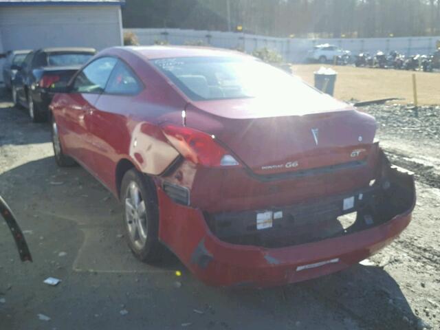 1G2ZH158864136676 - 2006 PONTIAC G6 GT RED photo 3