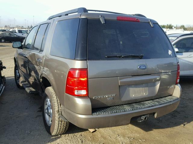 1FMZU73E35UA05913 - 2005 FORD EXPLORER X CHARCOAL photo 3