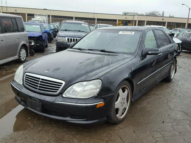 WDBNG75J8YA126669 - 2000 MERCEDES-BENZ S 500 BLACK photo 2