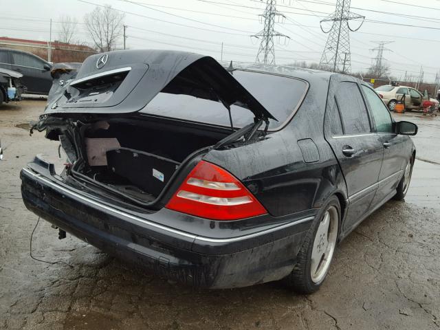 WDBNG75J8YA126669 - 2000 MERCEDES-BENZ S 500 BLACK photo 4