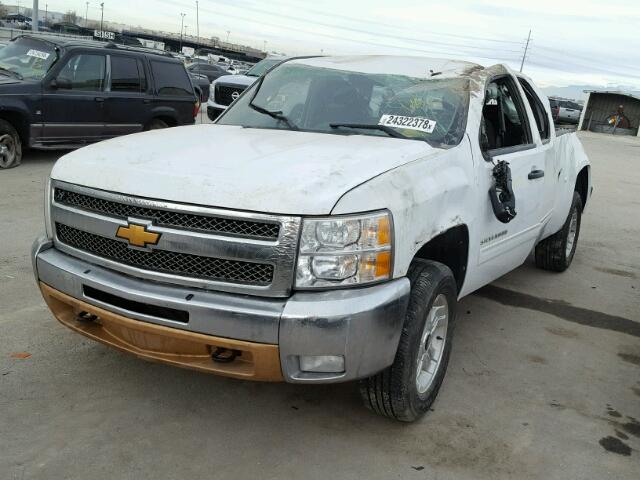 1GCRKSE76CZ104169 - 2012 CHEVROLET SILVERADO WHITE photo 2